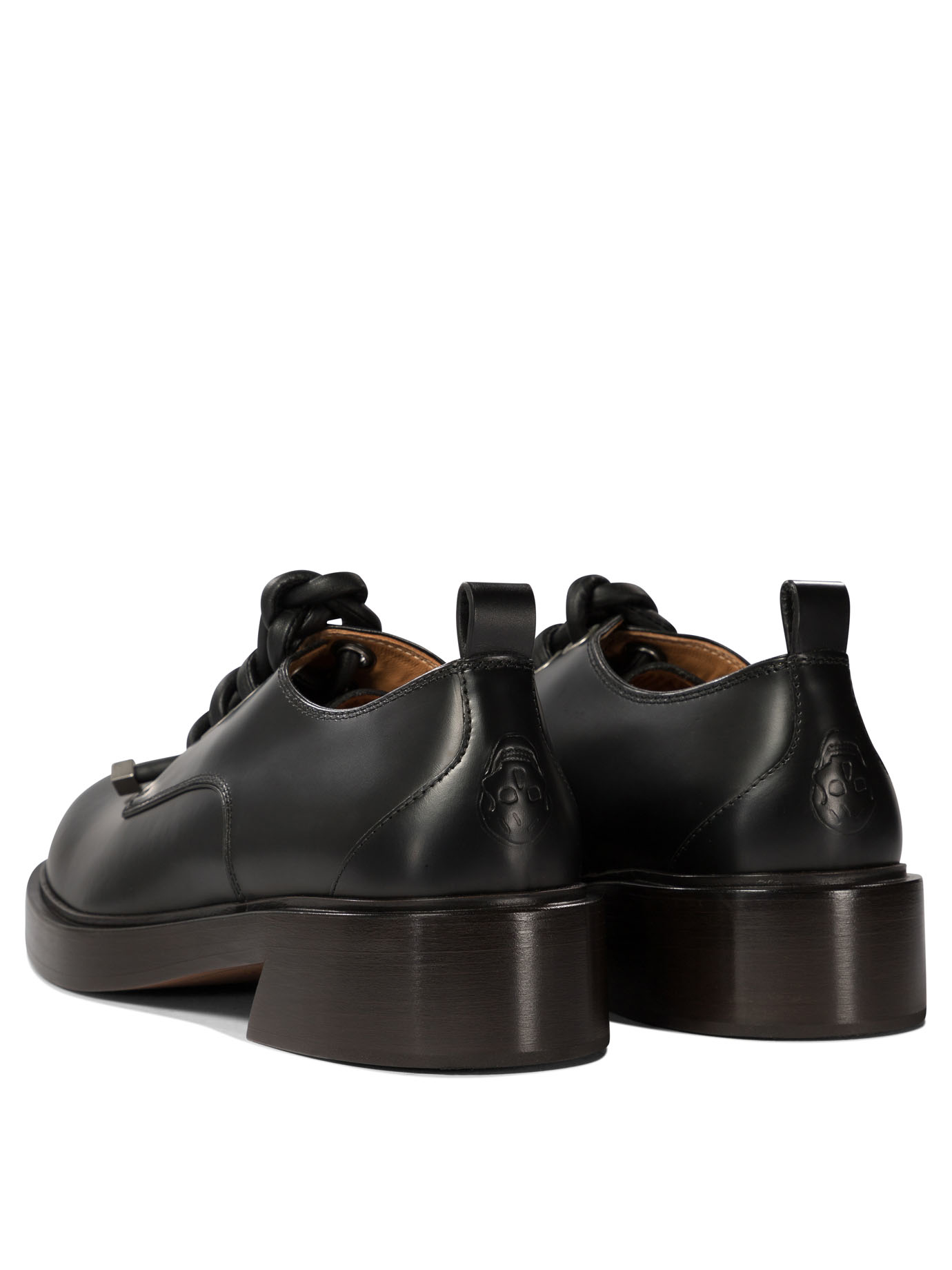 ALEXANDER MCQUEEN Black   Lace-up derby shoes